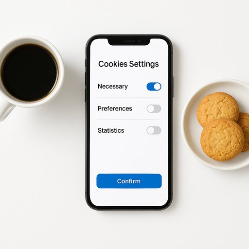 GK444 page cookies সেটিংস স্ক্রিন